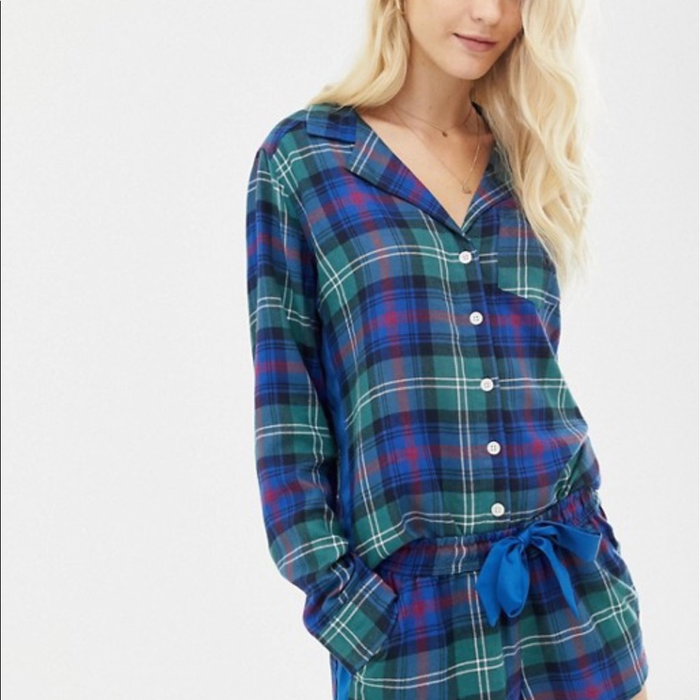 Plaid Pajama set